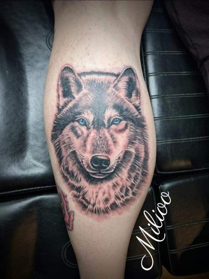 Tatouage noir et gris Joliette